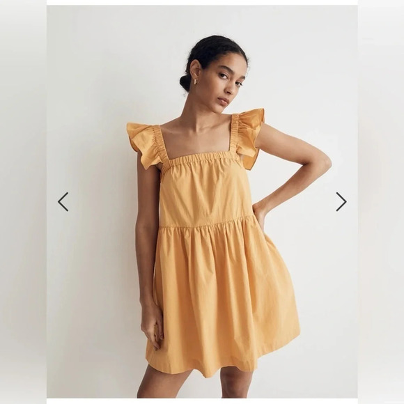 Madewell flutter sleeve square neck mini dress
Size med - Picture 1 of 8